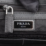 Prada Black Nylon Triangle Business Handbag