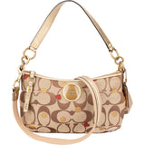 Coach Heart Monogram Shoulder Bag