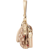 Coach Heart Monogram Shoulder Bag