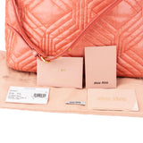 Miu Miu Quilted Leather Trapu Handbag