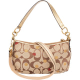 Coach Heart Monogram Shoulder Bag