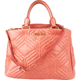 Miu Miu Quilted Leather Trapu Handbag