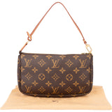 Louis Vuitton Canvas Monogram Pochette Accessoire Handbag
