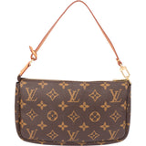 Louis Vuitton Canvas Monogram Pochette Accessoire Handbag