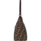 Fendi FF Monogram Baguette Buckle Shoulder Bag