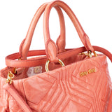 Miu Miu Quilted Leather Trapu Handbag