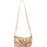 Coach Heart Monogram Shoulder Bag