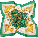 Hermès Classic "ETRIERS" Silk Carre 90 Scarf Tuch