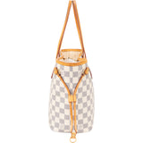 Louis Vuitton Damier Azur Monogram Neverfull PM Handbag