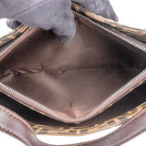Fendi FF Monogram Baguette Buckle Shoulder Bag