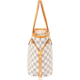 Louis Vuitton Damier Azur Monogram Neverfull PM Handbag