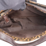 Fendi FF Monogram Baguette Buckle Shoulder Bag
