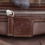 Fendi FF Monogram Baguette Buckle Shoulder Bag