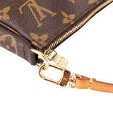 Louis Vuitton Canvas Monogram Pochette Accessoire Handbag