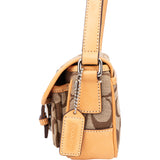 Coach Monogram Pocket Mini Crossbody Bag