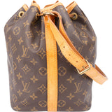 Louis Vuitton Canvas Monogram Sac Noe Petit Shoulder Bag