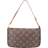 Louis Vuitton Canvas Monogram Pochette Accessoire Handbag
