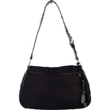 Prada Black Nylon Triangle Shoulder Bag