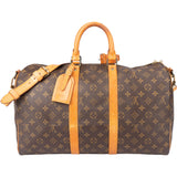 Louis Vuitton Canvas Monogram Keepall 45 Bandouliere