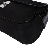 Prada Black Nylon Triangle Shoulder Bag