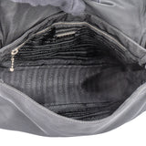 Prada Black Nylon Triangle Shoulder Bag
