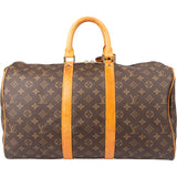 Louis Vuitton Canvas Monogram Keepall 45
