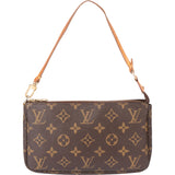 Louis Vuitton Canvas Monogram Pochette Accessoire Handbag
