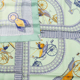 Hermès Classic "Entraineur" Silk Carre 90 Scarf Tuch