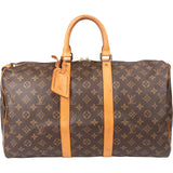 Louis Vuitton Canvas Monogram Keepall 45