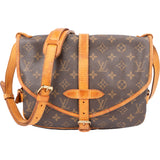 Louis Vuitton Canvas Monogram Saumur 30 Crossbody Bag