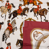 Hermès Classic "REPRISE" Silk Carre 90 Scarf Tuch