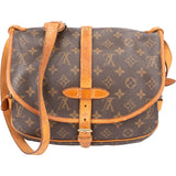 Louis Vuitton Canvas Monogram Saumur 30 Crossbody Bag