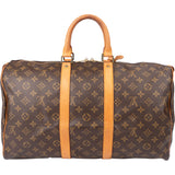 Louis Vuitton Canvas Monogram Keepall 45