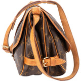 Louis Vuitton Canvas Monogram Saumur 30 Crossbody Bag