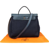 Hermès Classic Blue Herbag 31 Handbag