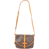 Louis Vuitton Canvas Monogram Saumur 30 Crossbody Bag
