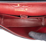 Chanel Quilted Lambskin 24K Gold Small Double Flap Crossbody Bag