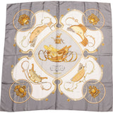 Hermès Classic "SPRINGS" Silk Carre 90 Scarf Tuch