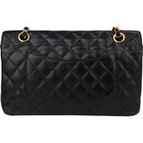 Chanel Quilted Caviar Leather Medium Double Flap Crossbody Bag