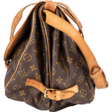 Louis Vuitton Canvas Monogram Saumur 35 Crossbody Bag