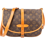 Louis Vuitton Canvas Monogram Saumur 30 Crossbody Bag