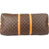 Louis Vuitton Canvas Monogram Keepall 55 Bandouliere