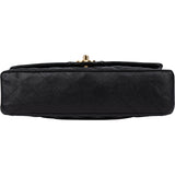 Chanel Quilted Caviar Leather Medium Double Flap Crossbody Bag