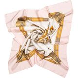 Hermès Classic "JUMPING" Silk Carre 90 Scarf Tuch