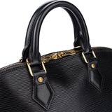 Louis Vuitton Noir Epi Leather Alma PM Handbag