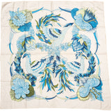 Hermès Classic "TAHITI" Silk Carre 90 Scarf Tuch