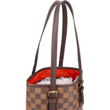 Louis Vuitton Damier Ebene Monogram Bucket Handbag