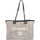 Chanel Tweed Cambon Deauville Shoulder Bag