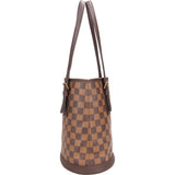 Louis Vuitton Damier Ebene Monogram Bucket Handbag