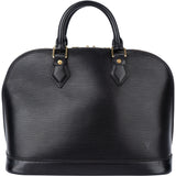 Louis Vuitton Noir Epi Leather Alma PM Handbag